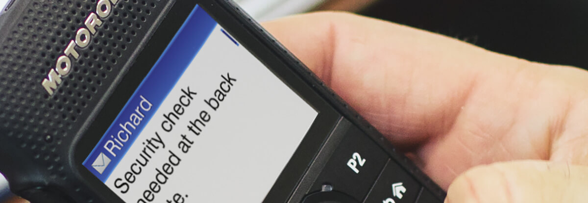 Motorola Solutions Two-Way Radio Applications Motorola Solutions Two-Way Radio Applications